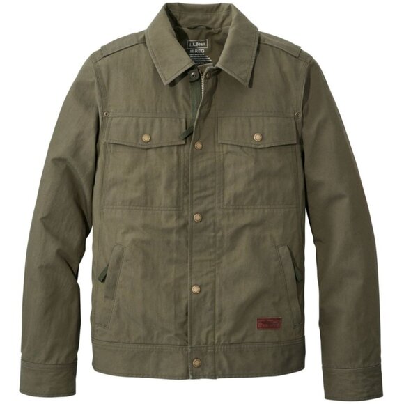 L.L. Bean Men's Bean's Insulated Utility Jacket Medium Dark Loden - Picture 1 of 10
